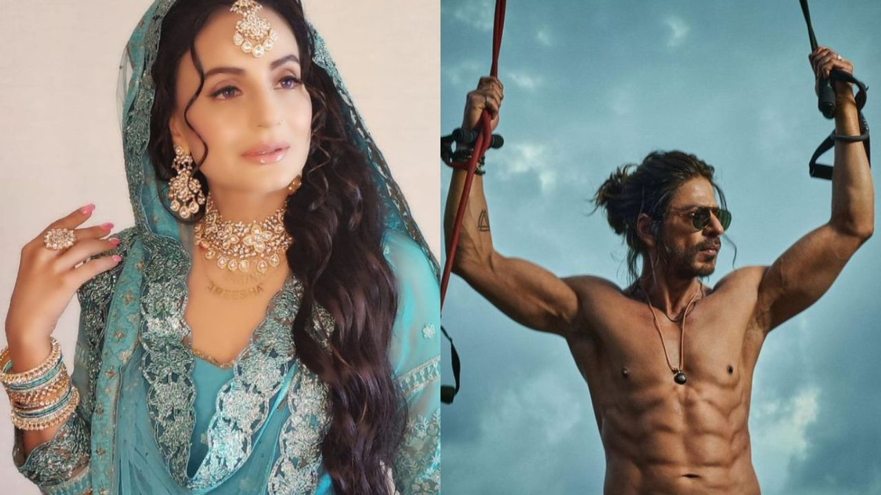 Ameesha patel and Shahrukh Khan