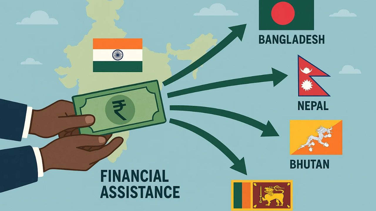 indian government financial assistance to neighboring countries 