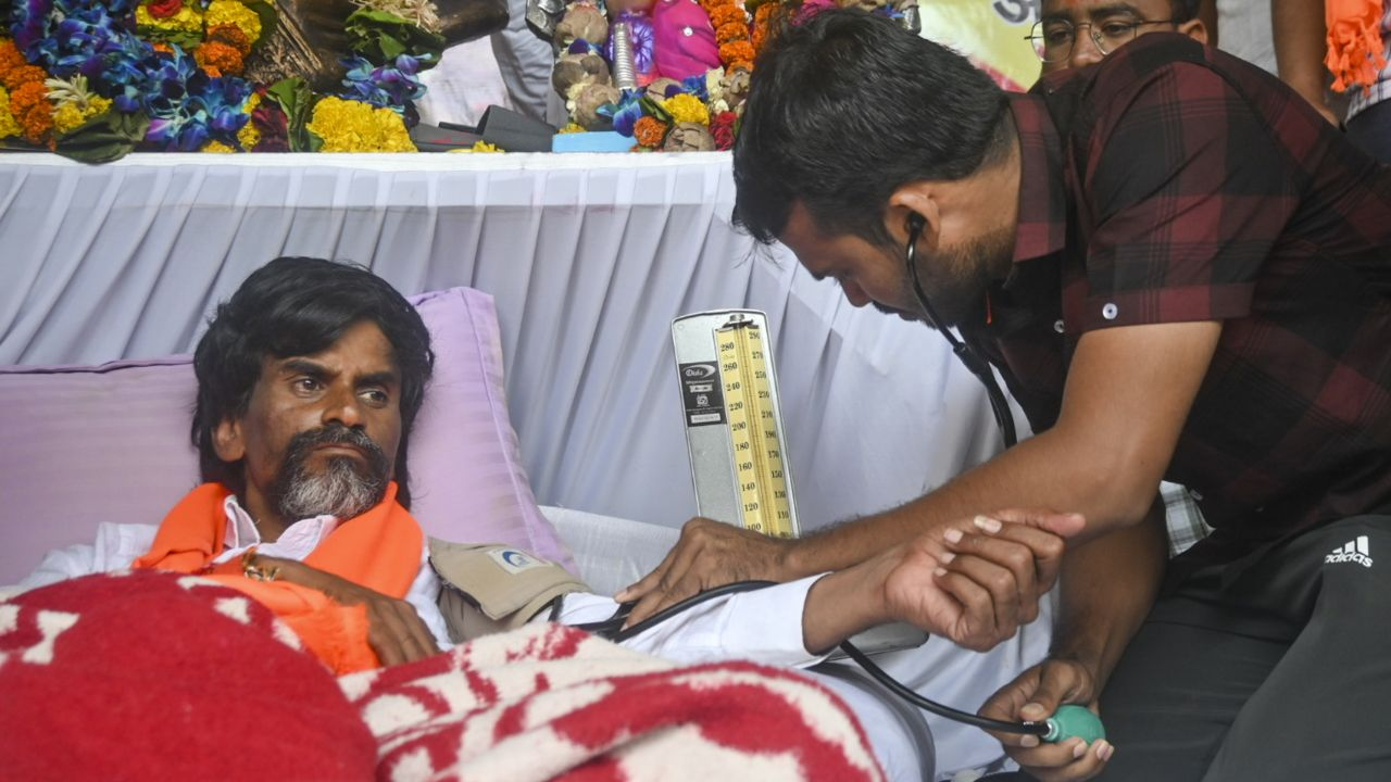 Manoj Jarange Patil । Photo Credit: PTI