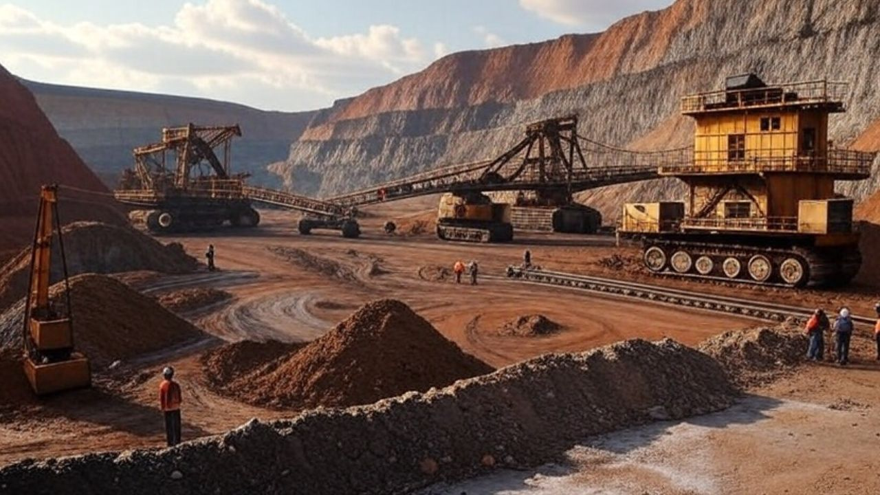 Iron mine.