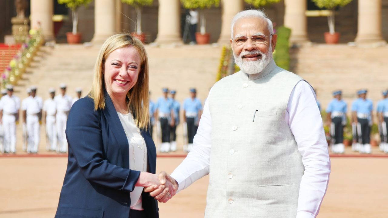 meloni and pm modi