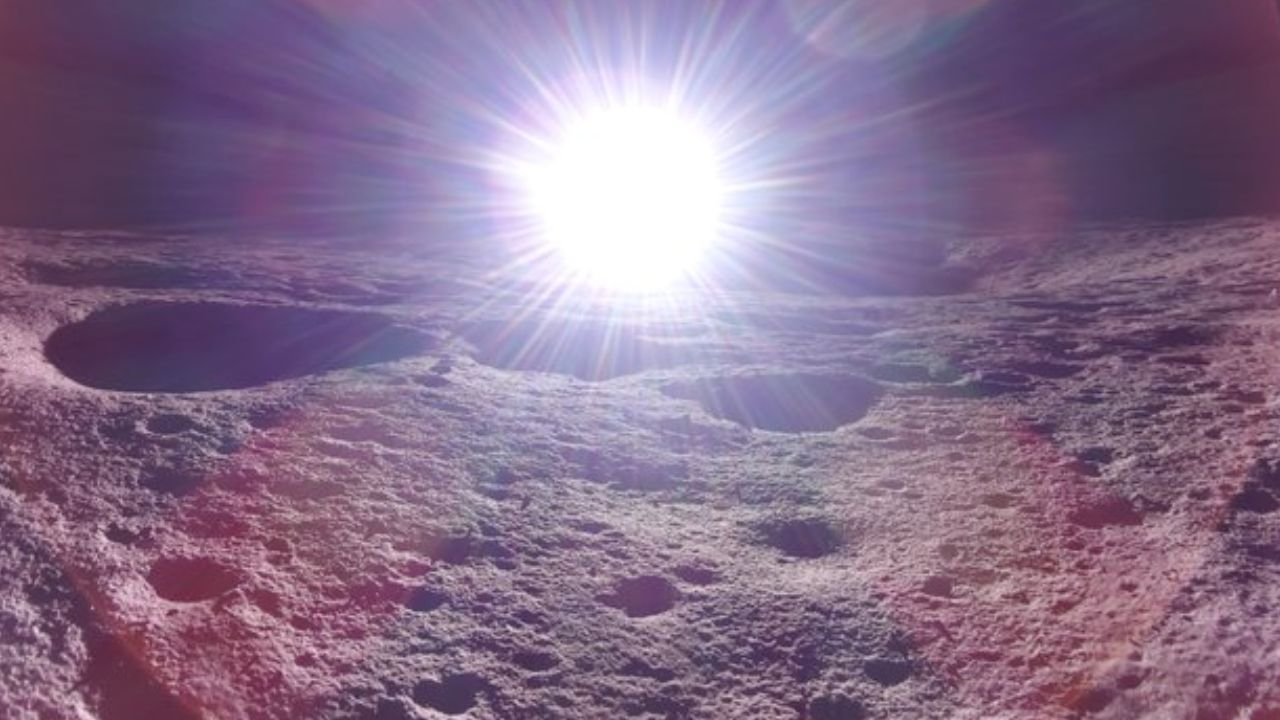 lunar surface