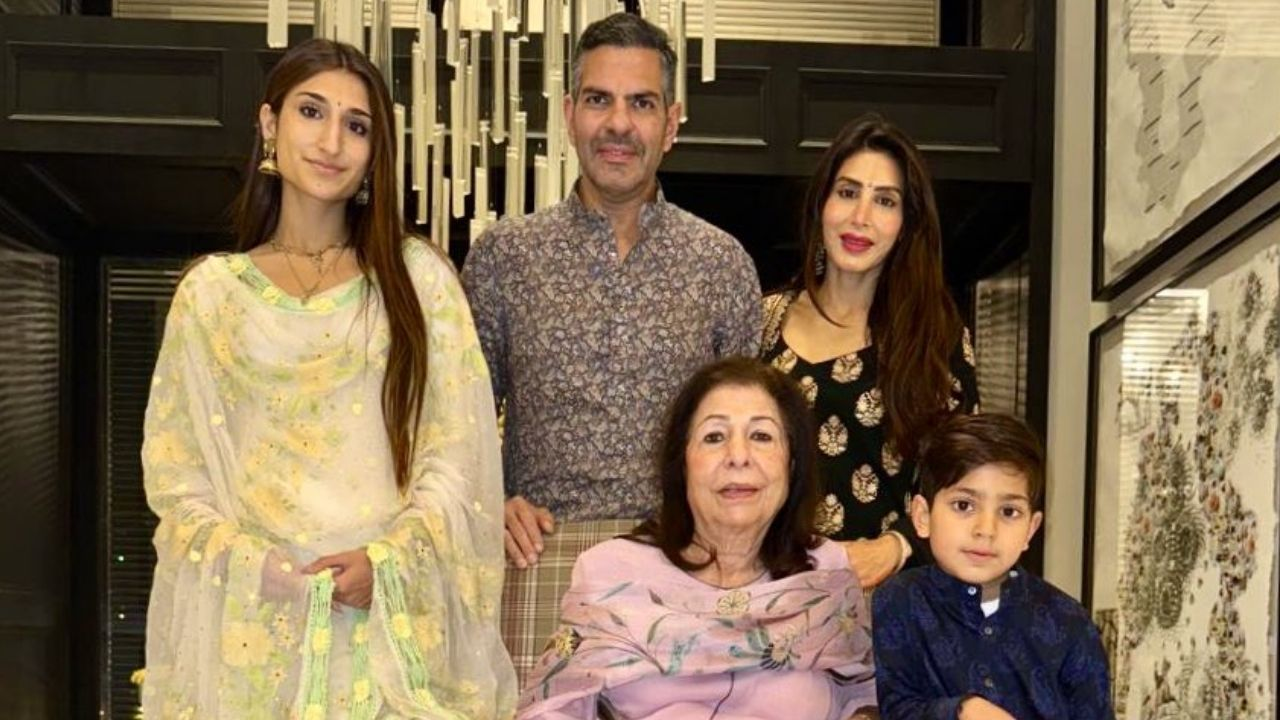 Sanjay Kapur family.