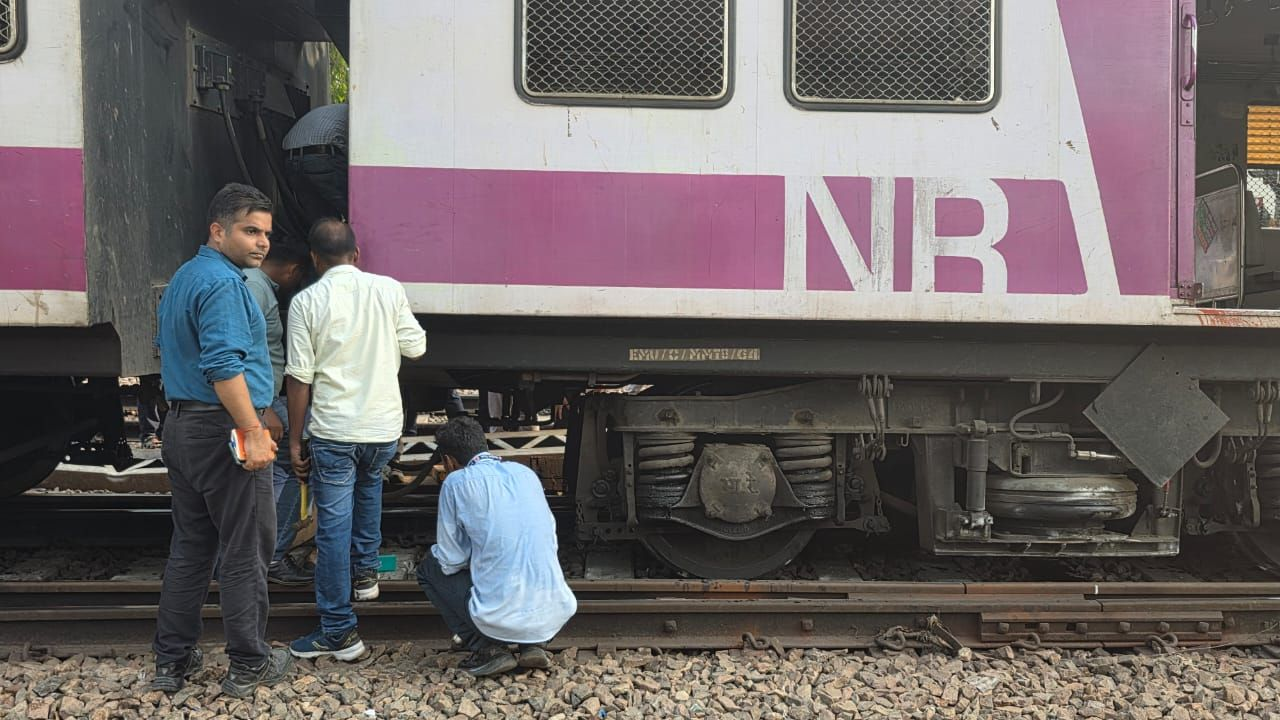 Train derailed