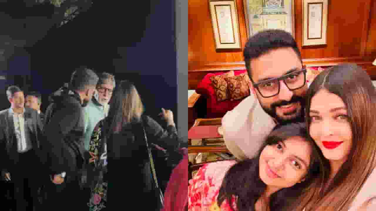 Abhishek, Aishwarya and Aaradhya