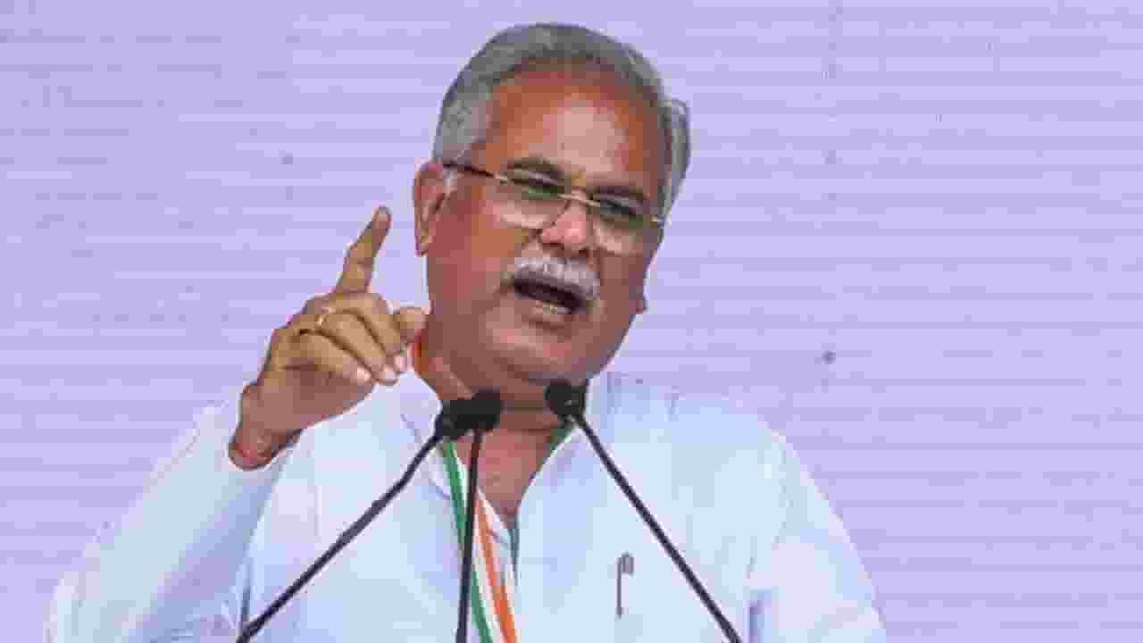 Bhupesh Baghel । Photo Credit: PTI