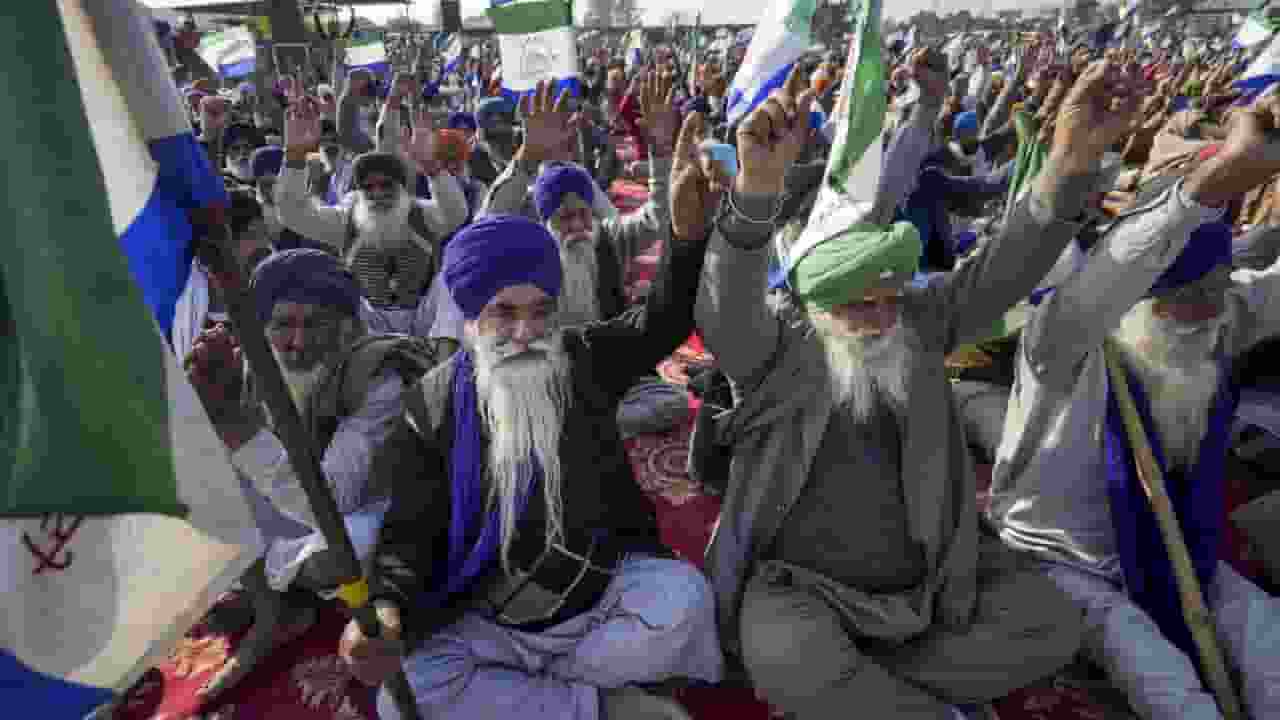 farmers protest