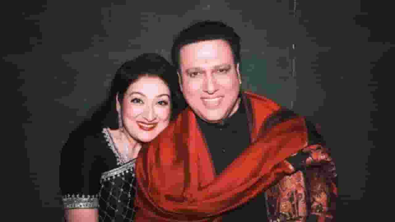 Govinda with wife sunita