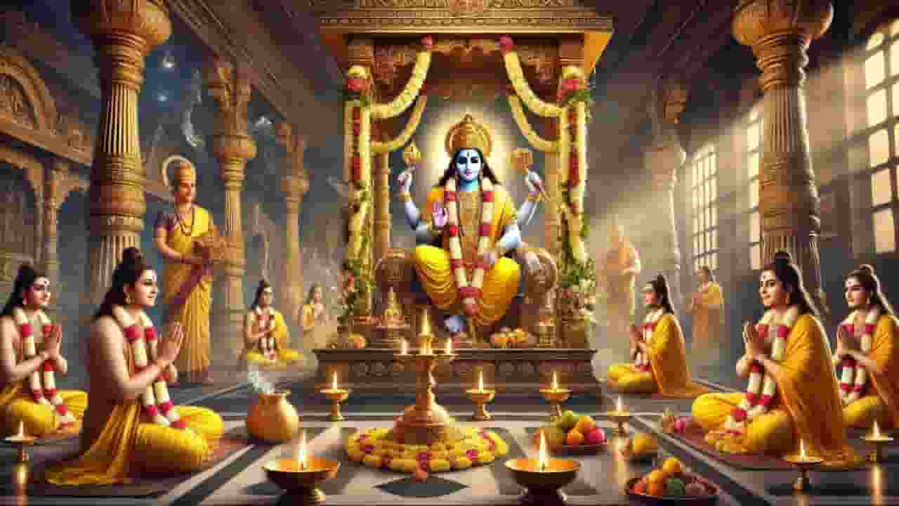 AI Image of Bhagwan Vishnu