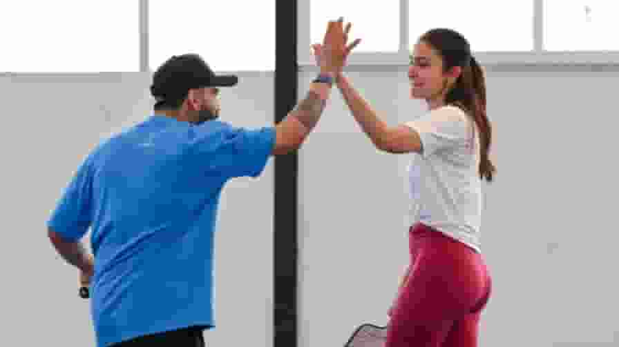 Virat Kohli Anushka Sharma Pickleball session