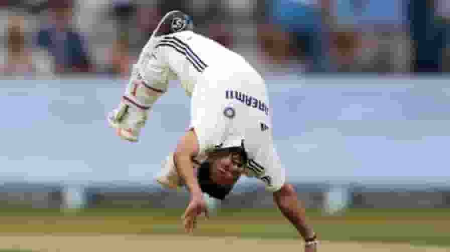 Rishabh Pant Somersault Celebration