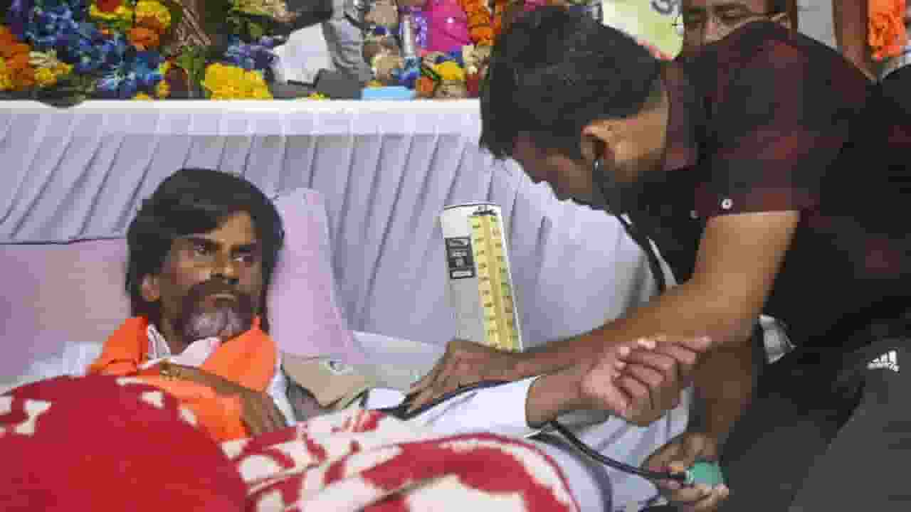 Manoj Jarange Patil । Photo Credit: PTI