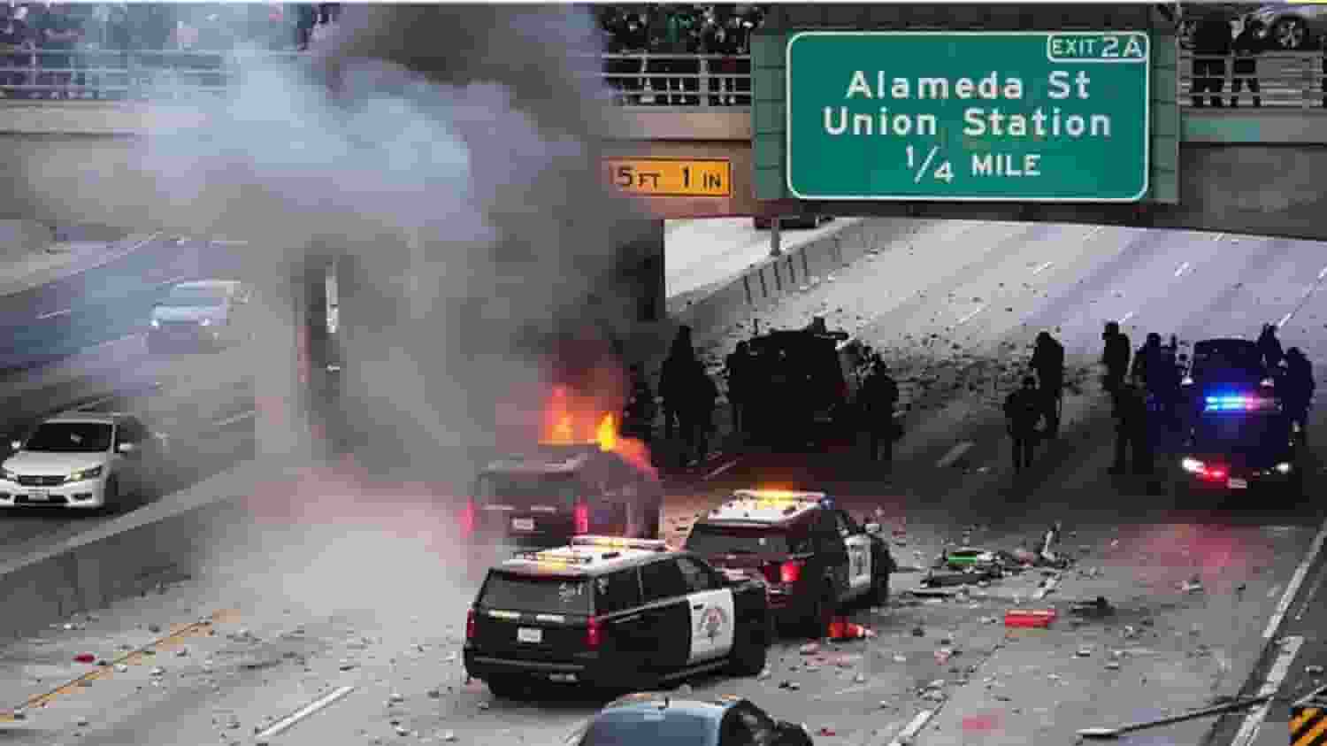 los angeles protest
