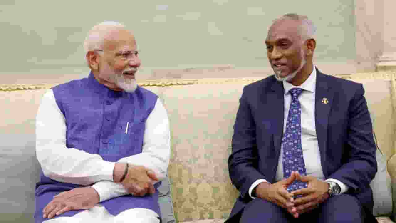 narendra modi and mohamed muizzu 