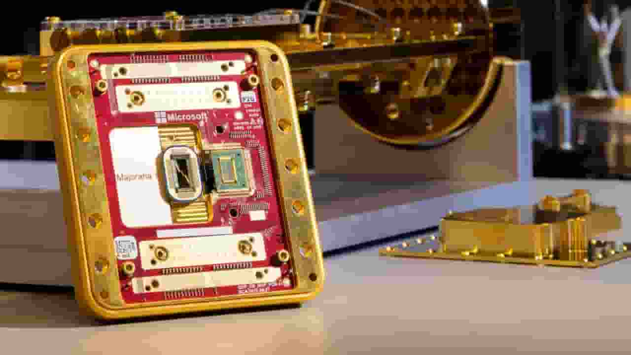 Image of Majorana 1 Microsoft quantum chip