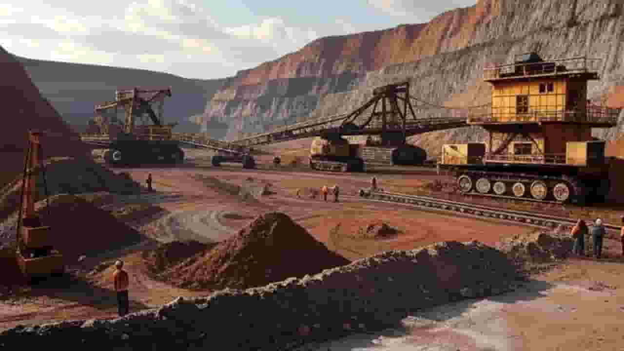 Iron mine.