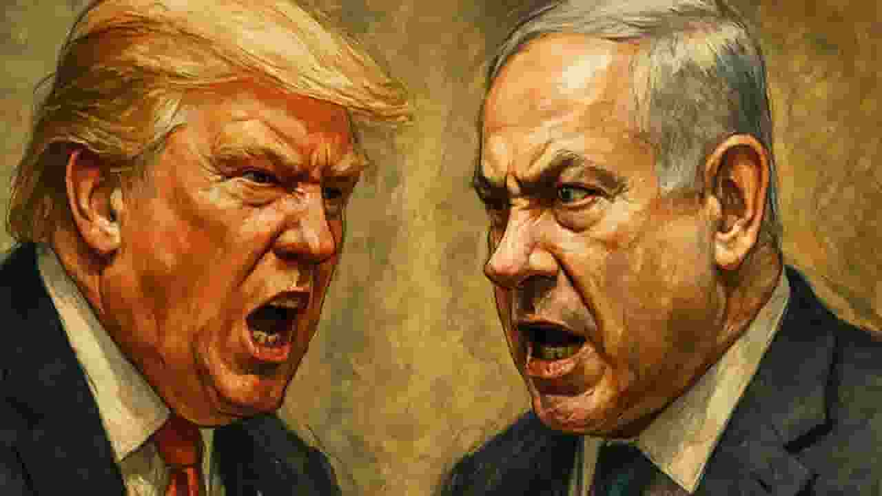 Donald Trump and Benjamin Netanyahu.