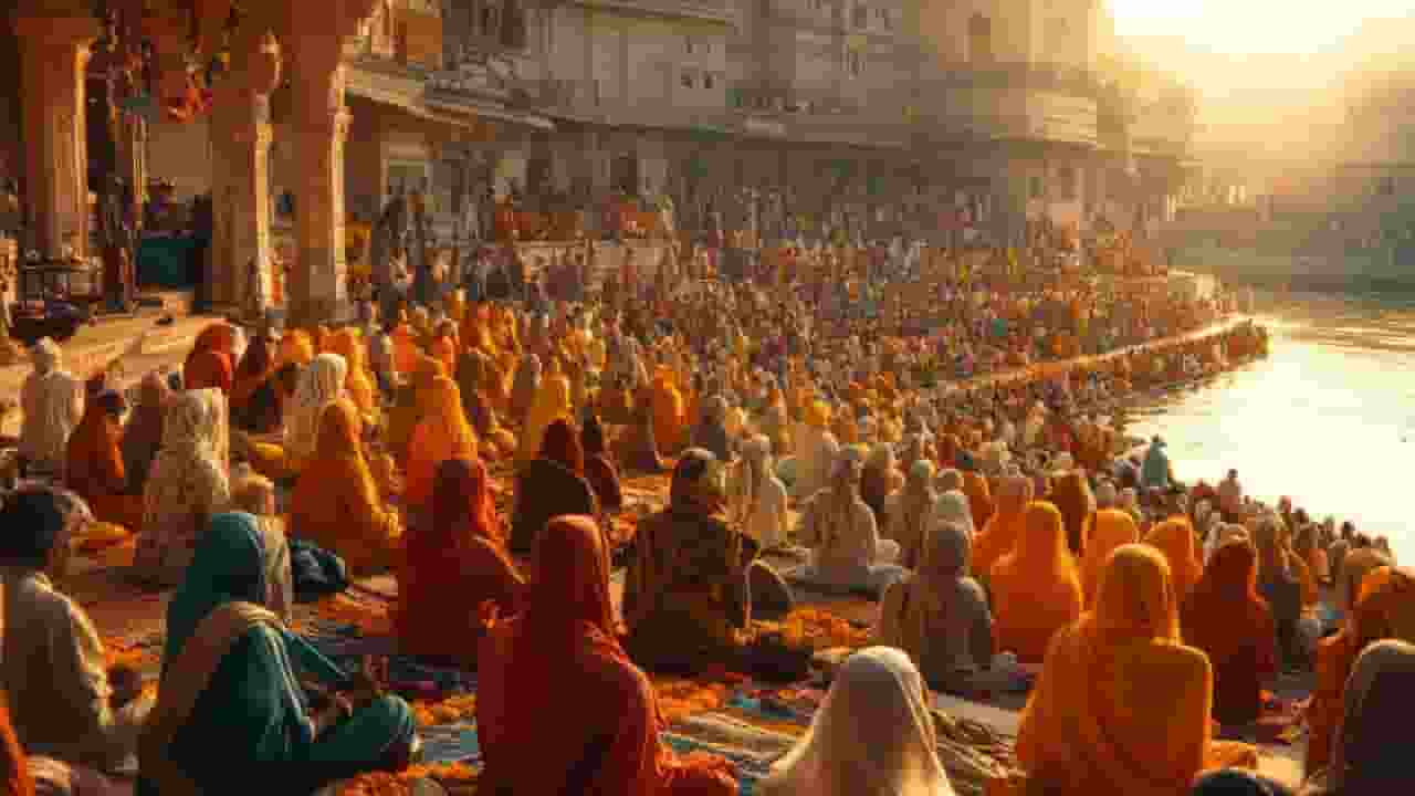 AI Image of People worshiping
