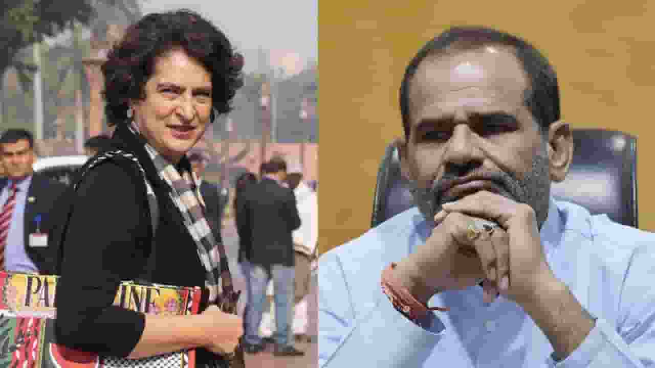 priyanka gandhi and ramesh bidhudi