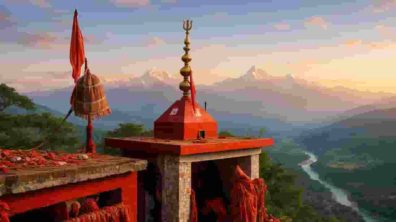 Ai Image of maa purnagiri temple