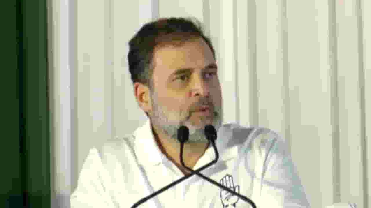 Congress leader Rahul Gandhi.