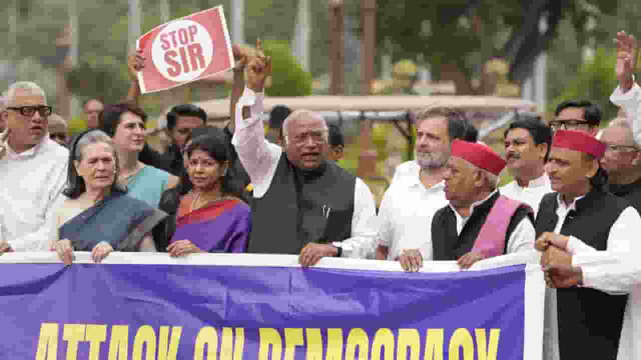 Protest against SIR
