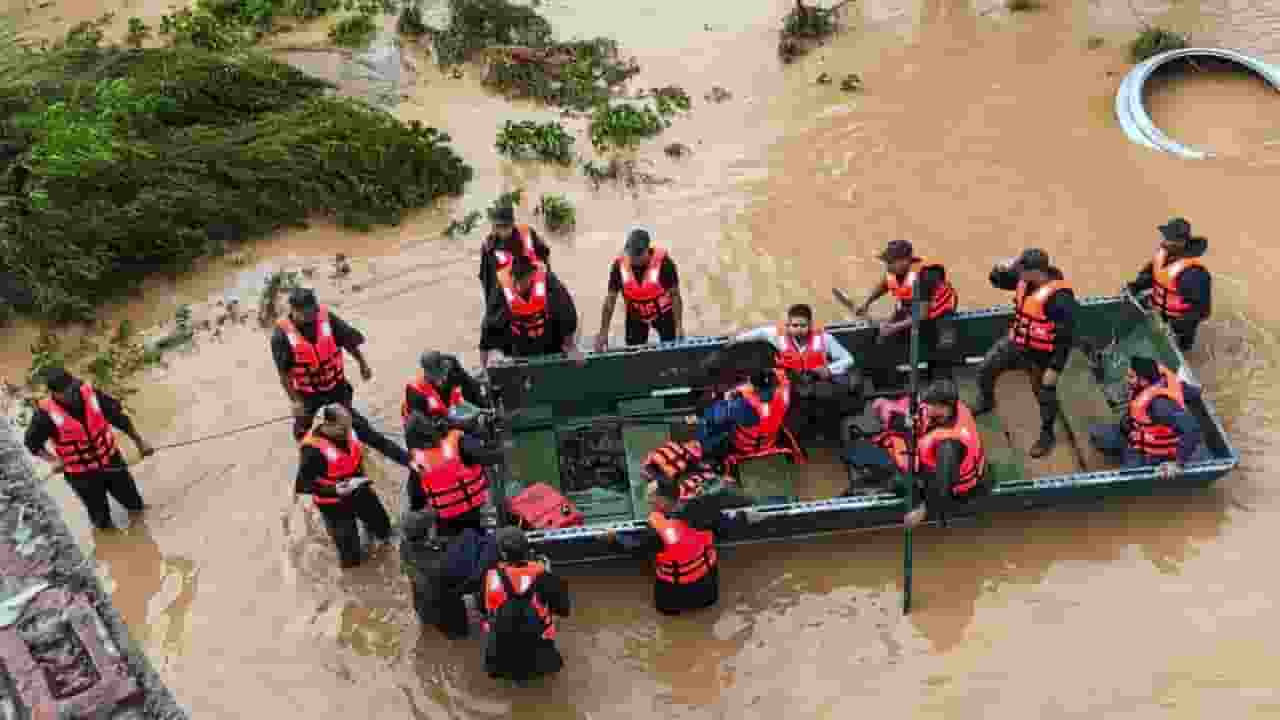Flood in Jammu.