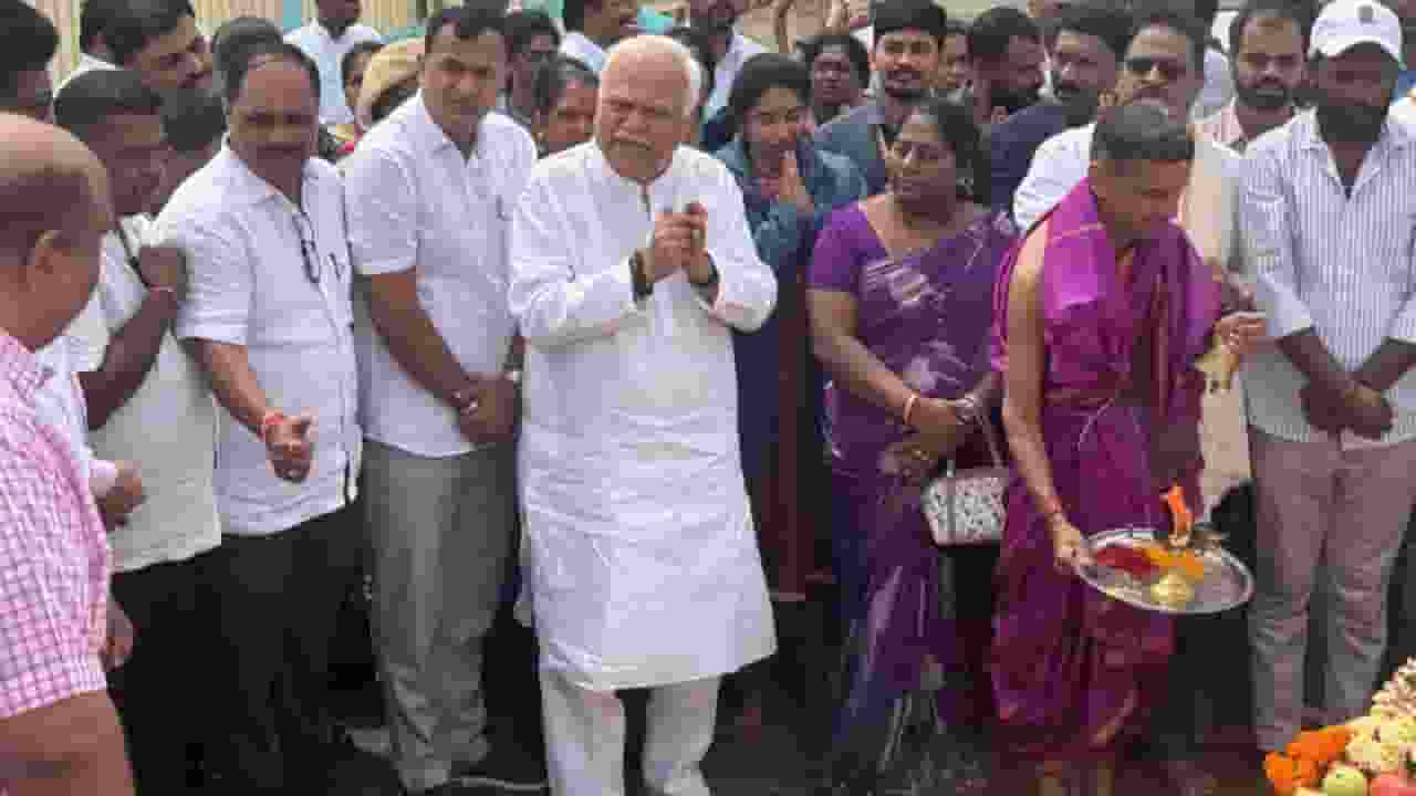 congress mla r v deshpande। Photo Credit: X/@RV_Deshpande