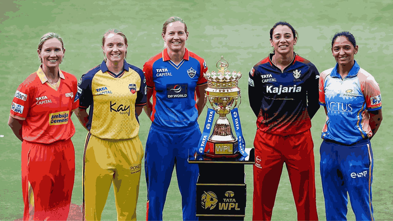 WPL Trophy Captains Photoshoot