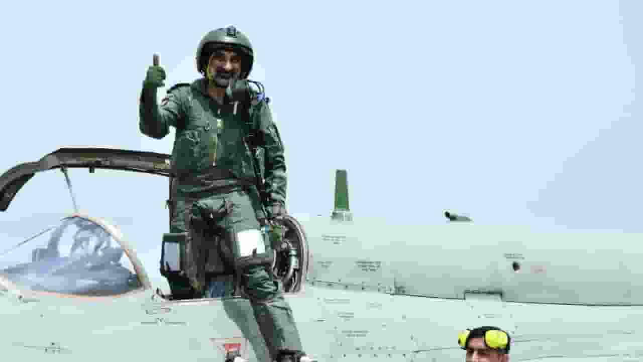Air Chief Marshal With Mig-21