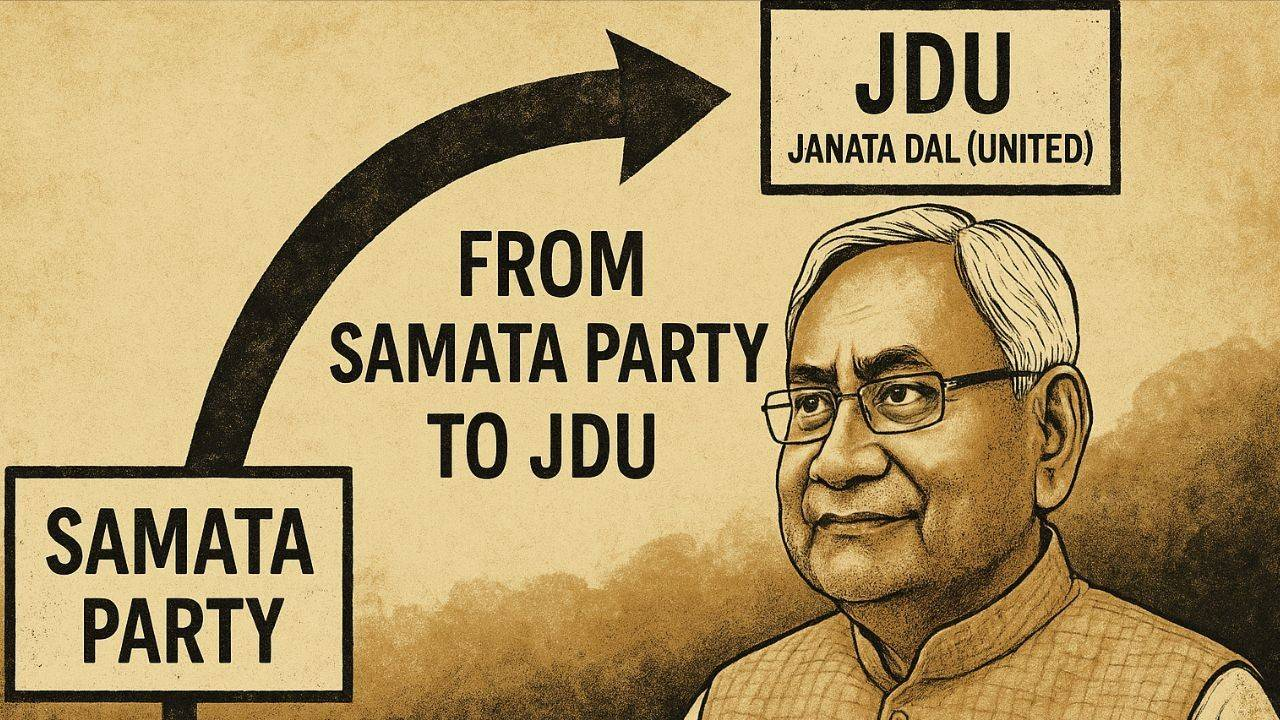 समता पार्टी से JDU तक: बिहार में नीतीश ने कैसे पलटी थी सियासी बाजी? Journey from Samata Party to JDU.