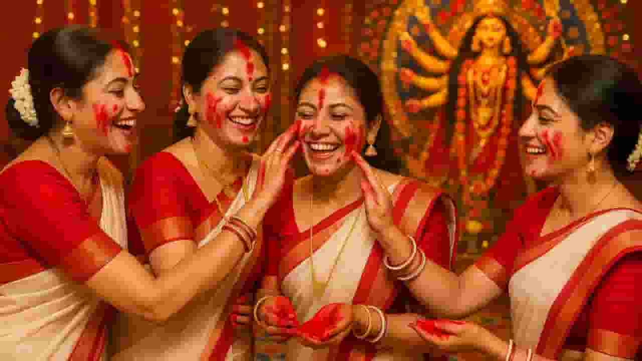 सिंदूर खेला 2025: कब और कहां से शुरू हुई मान्यता, क्या है इसकी परंपरा Representational Picture