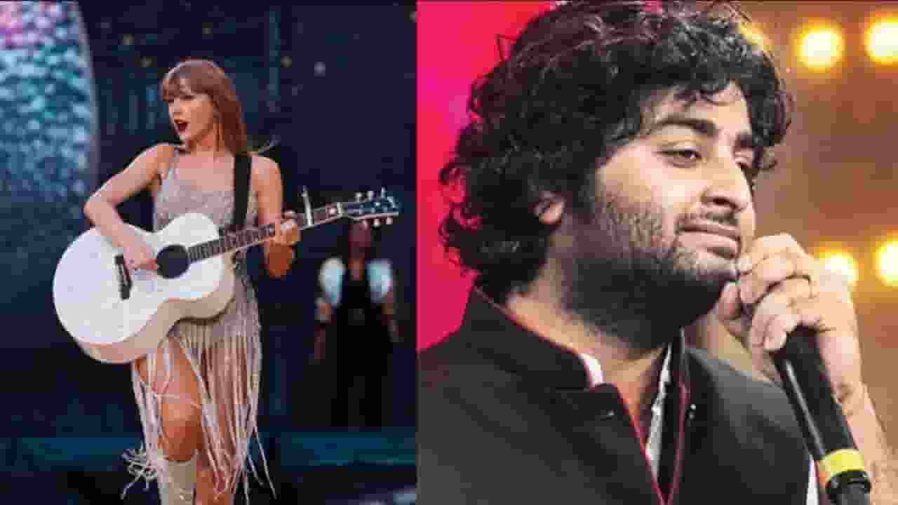 Spotify पर अरिजीत के 151 मिलियन फॉलोअर्स, ग्लोबल स्टार्स को किया पीछे
 taylor swift and arijit singh