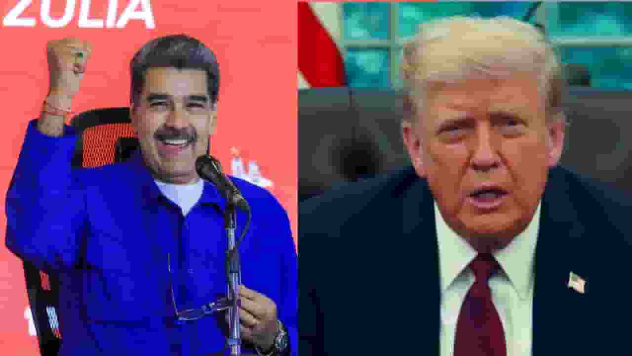 Nicolas Maduro and Donald Trump.