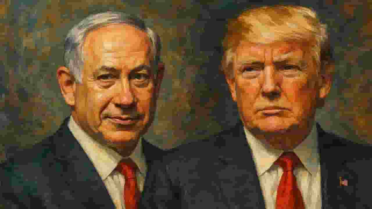 Benjamin Netanyahu and Donald Trump