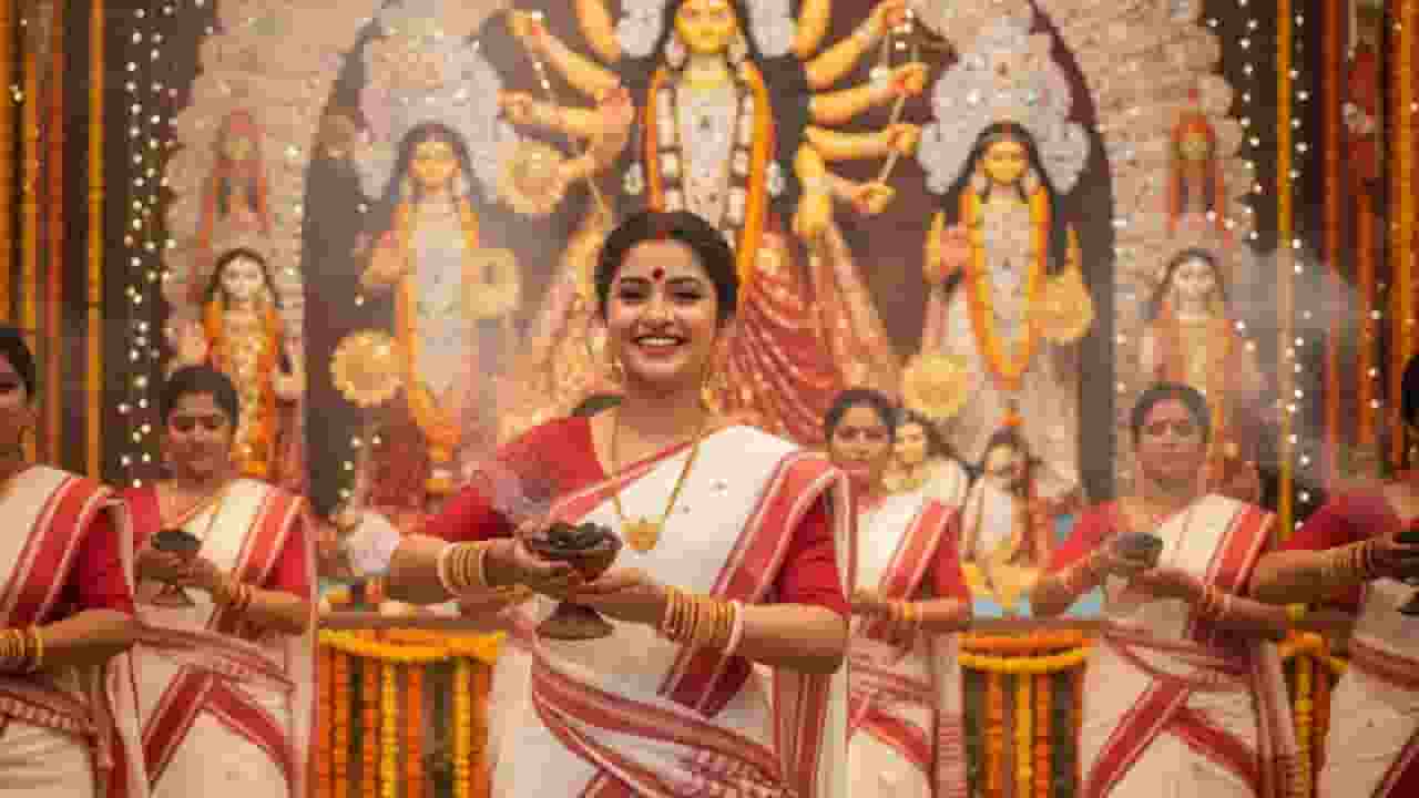 नवरात्रि पर चाहिए दुर्गा पूजा लुक? गूगल Gemini पर लिखिए ये प्रॉम्प्ट
 navratri gemini at pic