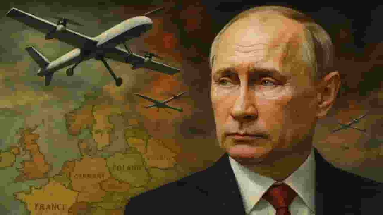 रूस का खौफ या कुछ और, यूरोप क्यों बना रहा ड्रोन वॉल? Drone incursions into Europe.