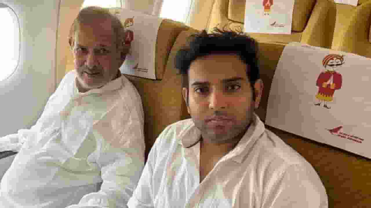 Sharad Yadav with Shantanu Bundela