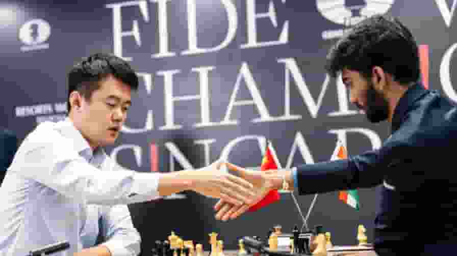 वर्ल्ड चेस चैंपियनशिप की 12वीं बाजी में हारे गुकेश, लिरेन की वापसी World Chess Championship D Gukesh vs Ding Liren